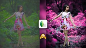 Snapseed Pink Tone Photo Editing | Snapseed Background Colour Change