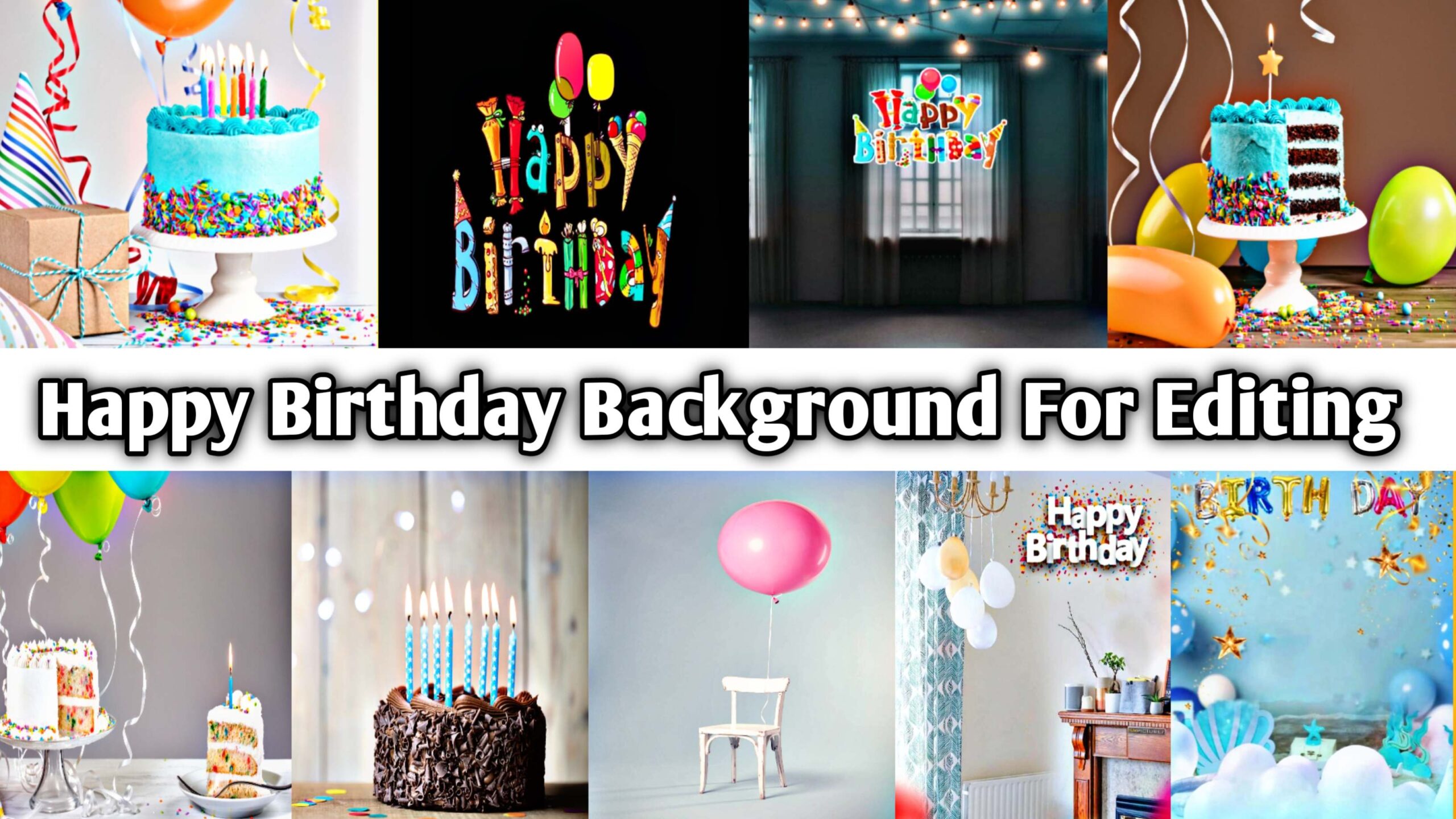 Birthday Background For Editing HD - MUNAWAR EDITS