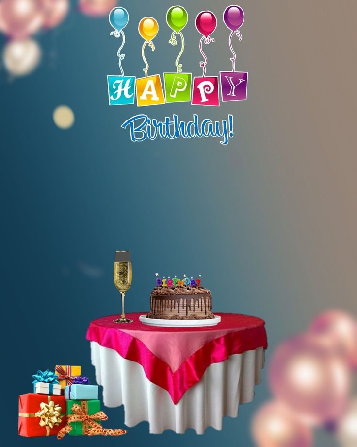 Happy Birthday Background Picsart