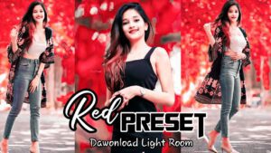 Lightroom Red Tone Preset Download