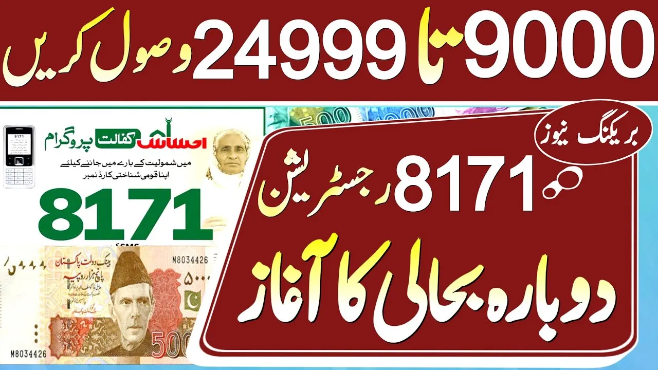 How to 8171 Ehsaas Program Registration with Nadra